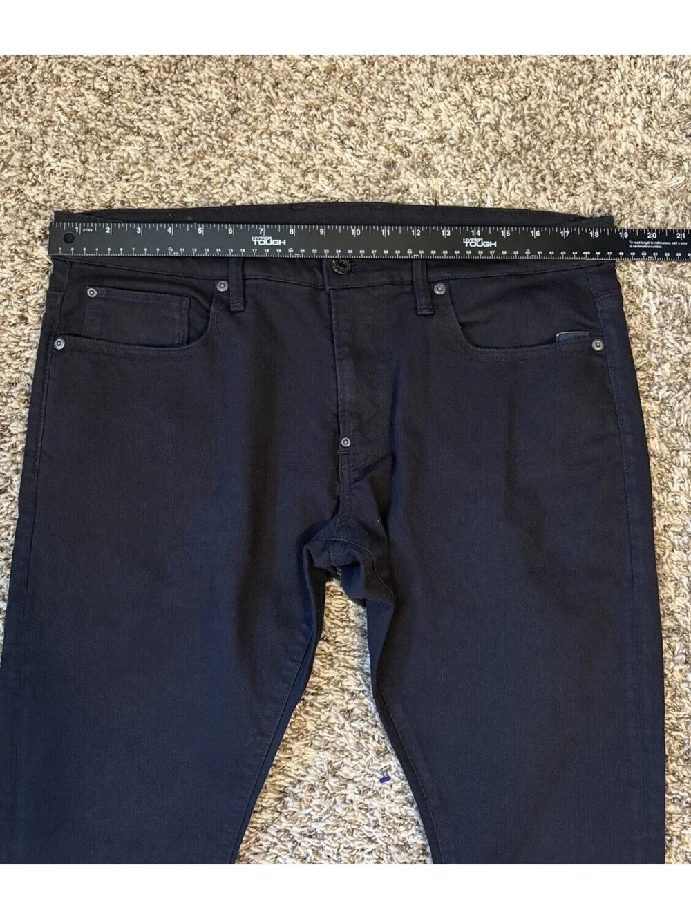 G-Star Raw Revend Skinny Jeans Men’s Size 36x32 Black Denim